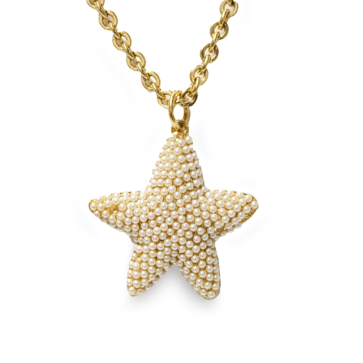 guy laroche pearl starfish necklace
