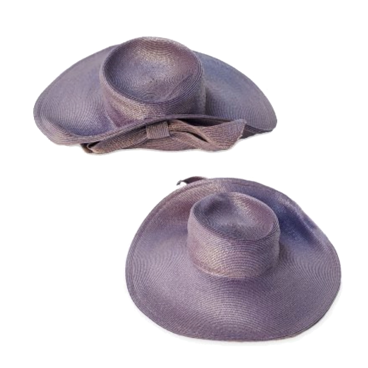 Frank Olive purple Straw Hat