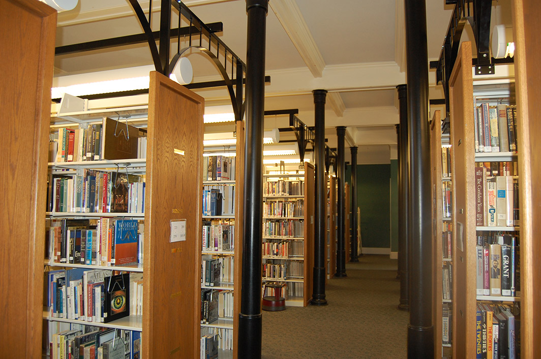 Chanute library stacks