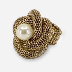 Gold knot ring