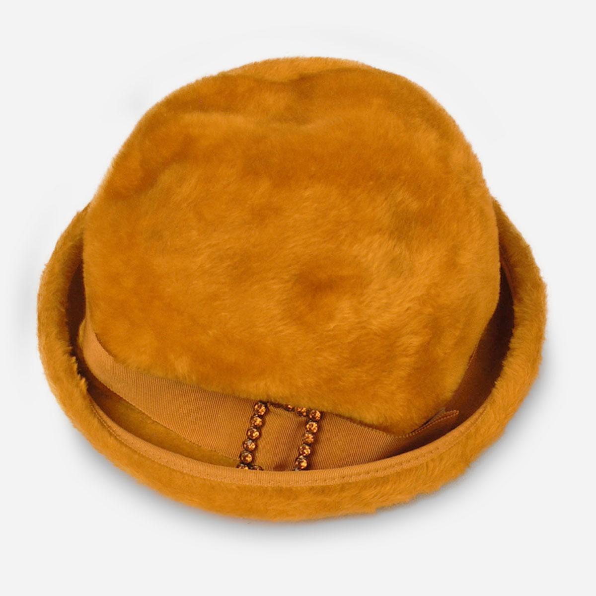 vintage Coralie Hat with rhinestones
