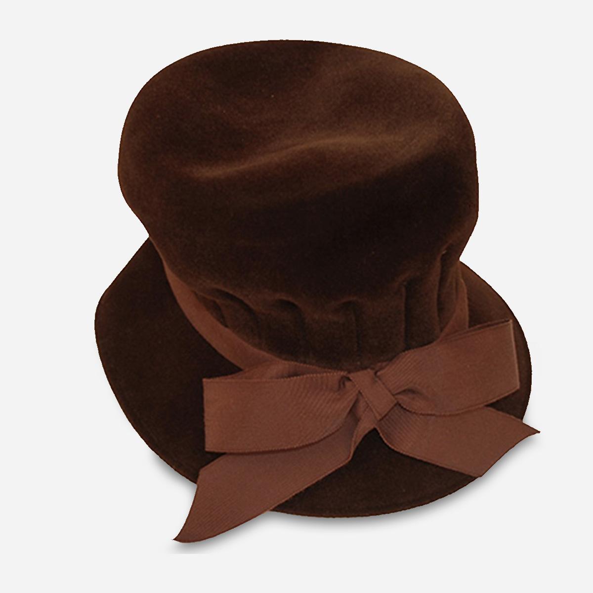 vintage brown vintage hat