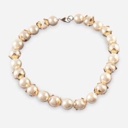 vintage pearl choker