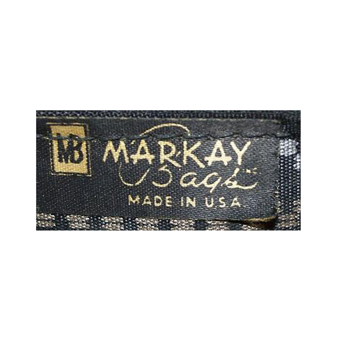 vintage Markay handbag label