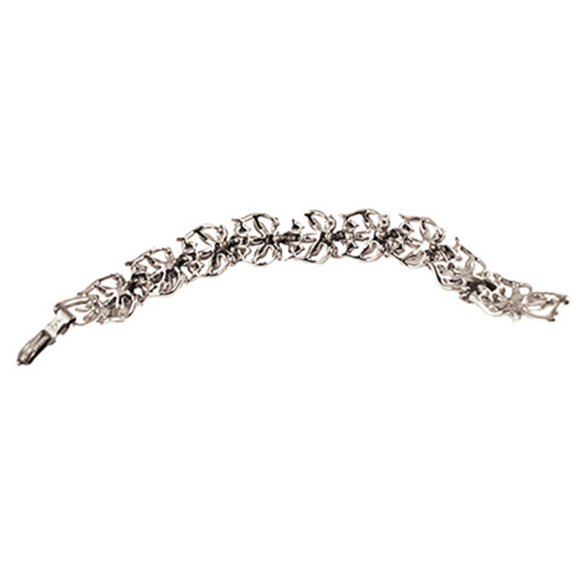 vintage silver link bracelet