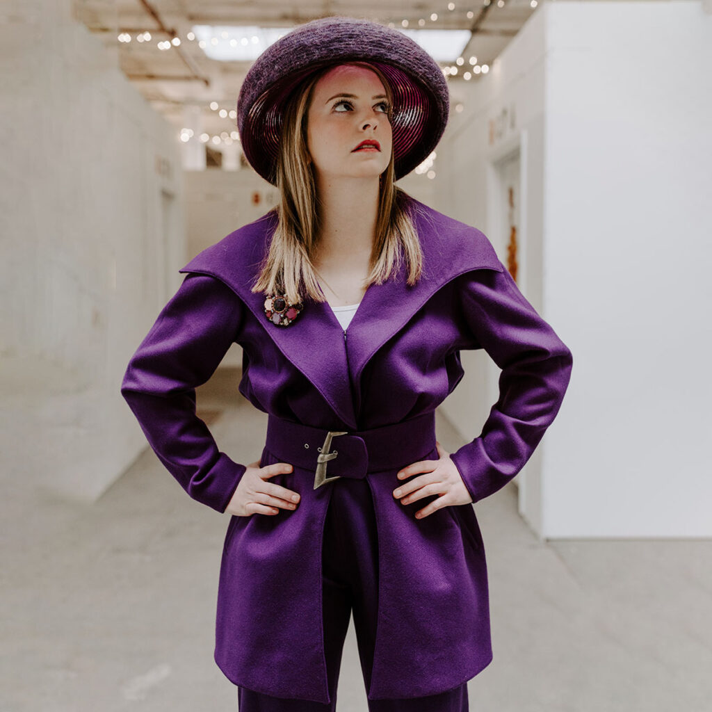 Vintage Claude Montana outfit