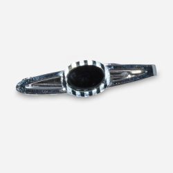 1950s swank onyx tie clip