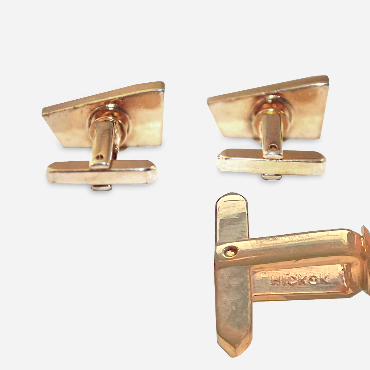 mid century Hickok Bullet Toggle cufflinks