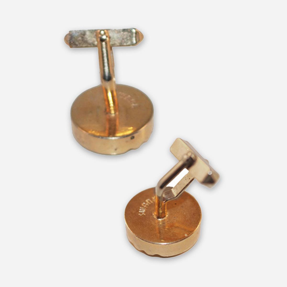 bullet and toggle vintage cufflinks