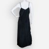 Black slip dress long black slip dress
