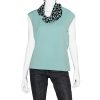 Carlisle Bue Knit Shell w scarf Carlisle Bue Knit Shell & scarf