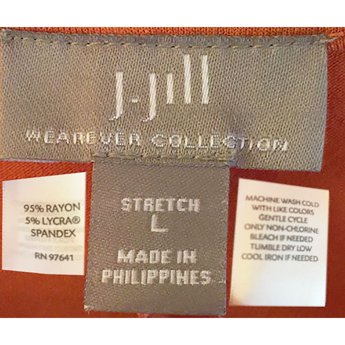 J. Jill Wearever Collection Rayon Stretch Jacket Black Rinse size