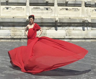 Beijing Brides red wedding dress
