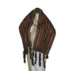 1930s Wild Brown Mink Stole with Head & Tails