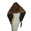 1930s Wild Brown Mink Stole with Head & Tails