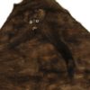 1930s Wild Brown Mink Stole with Head & Tails