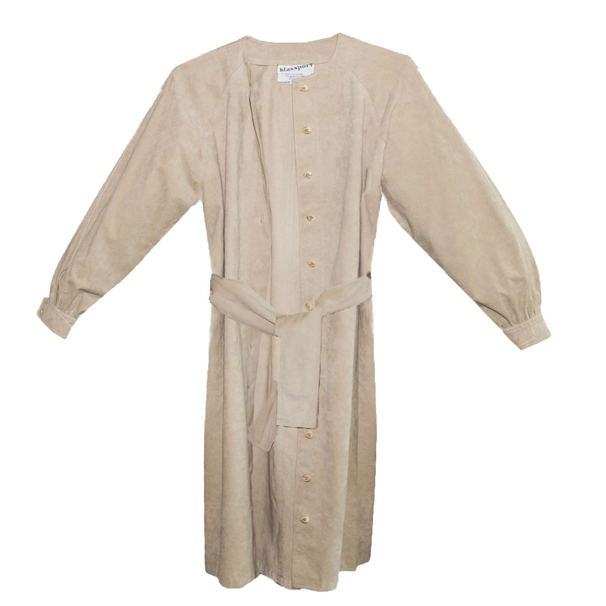 Bill Blass Ultrasuede Coat Dress
