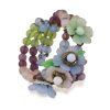 Pastel Glass Flower Bracelet Glass flower bracelet