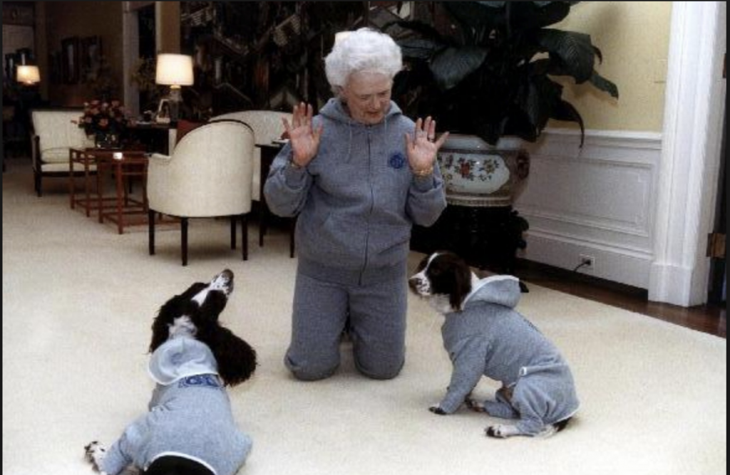 Barbara Bush, Millie, ranger