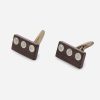 Modernist Design Wood Cufflinks