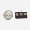 mid century wooden cufflinks