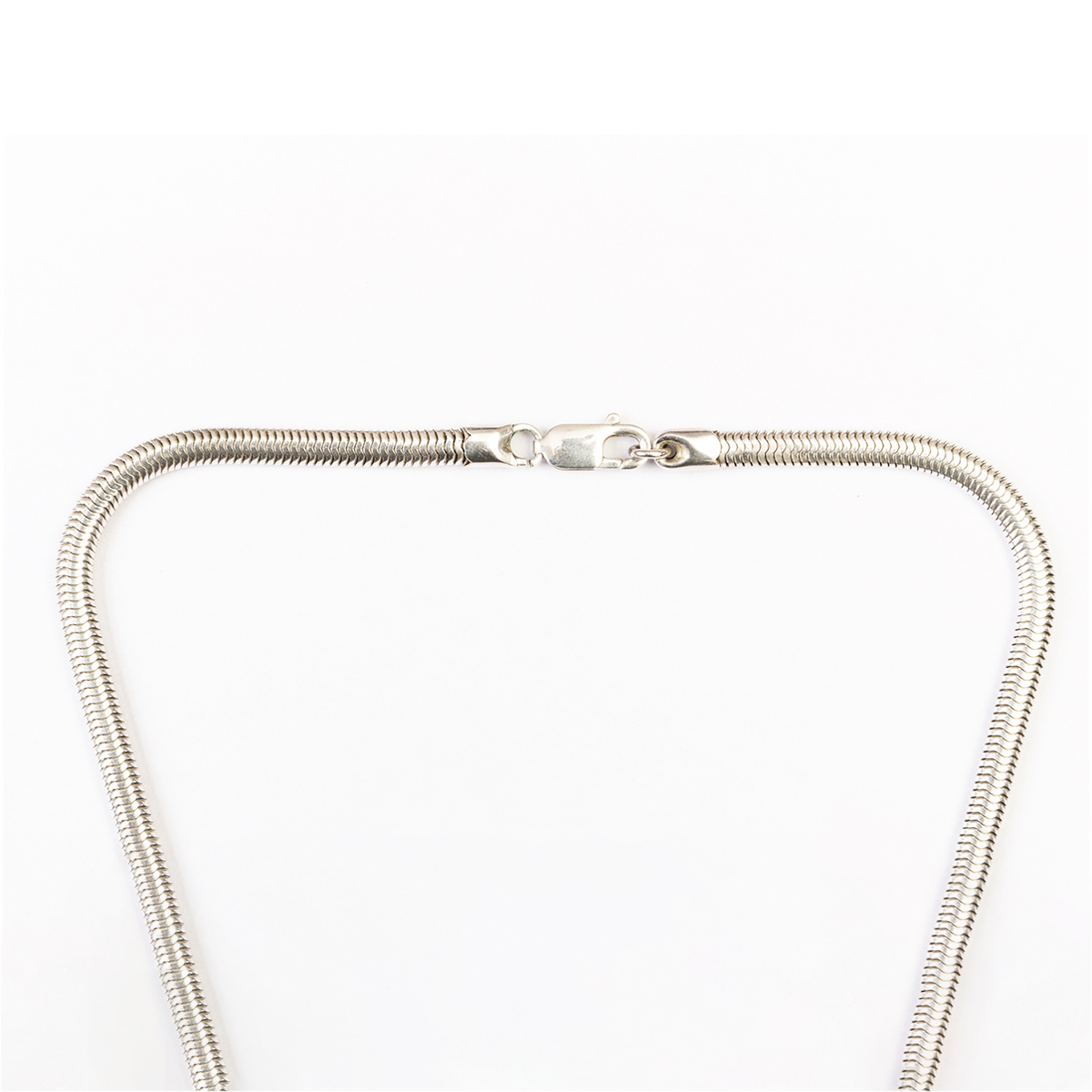 sterling silver snake chain, lobster clasp