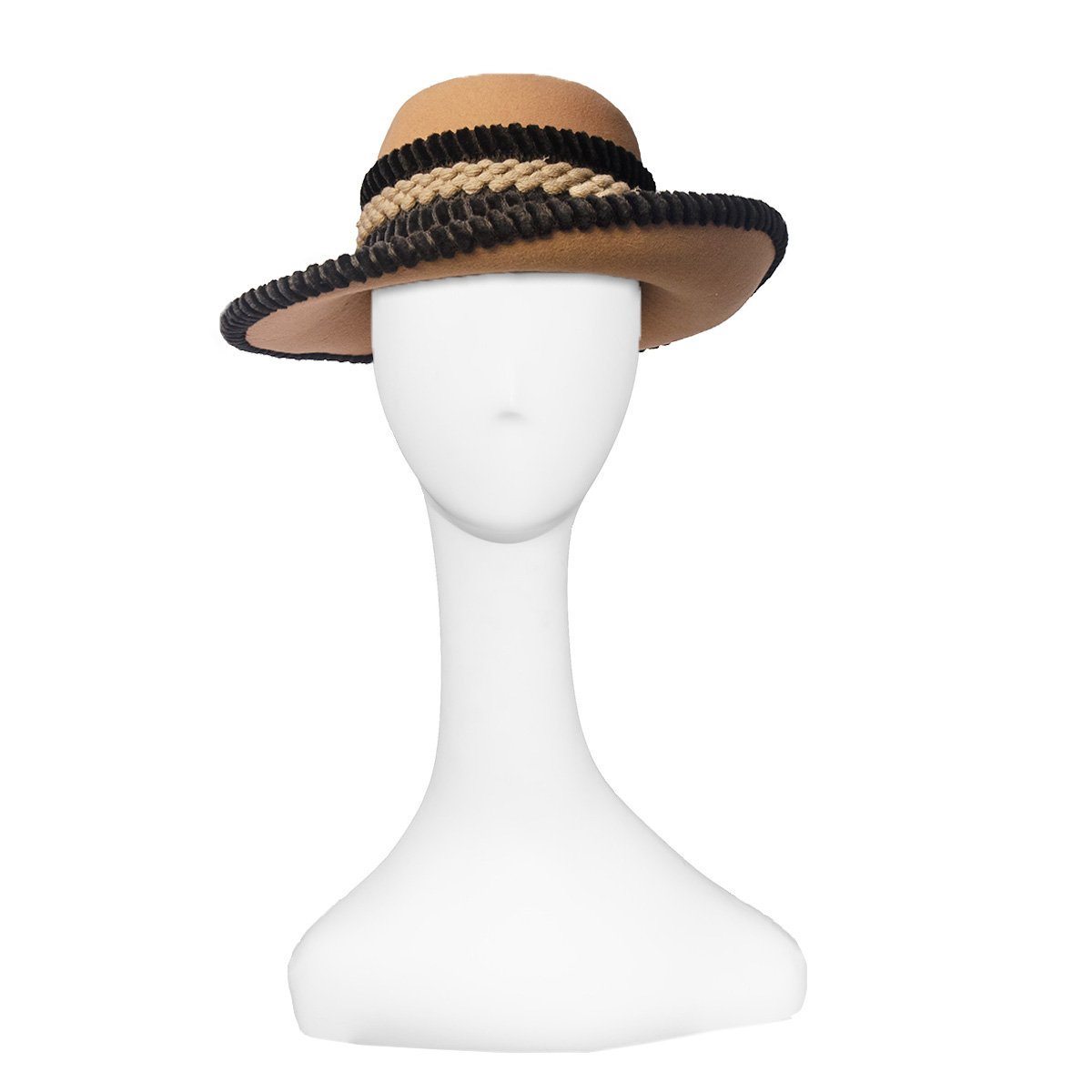 VIntage 1960s Archie Eason Camel Wool Hat