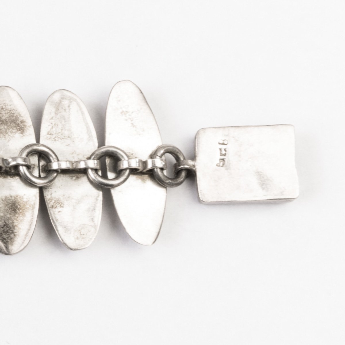 Machine Age Carnelian & Sterling Silver Bracelet