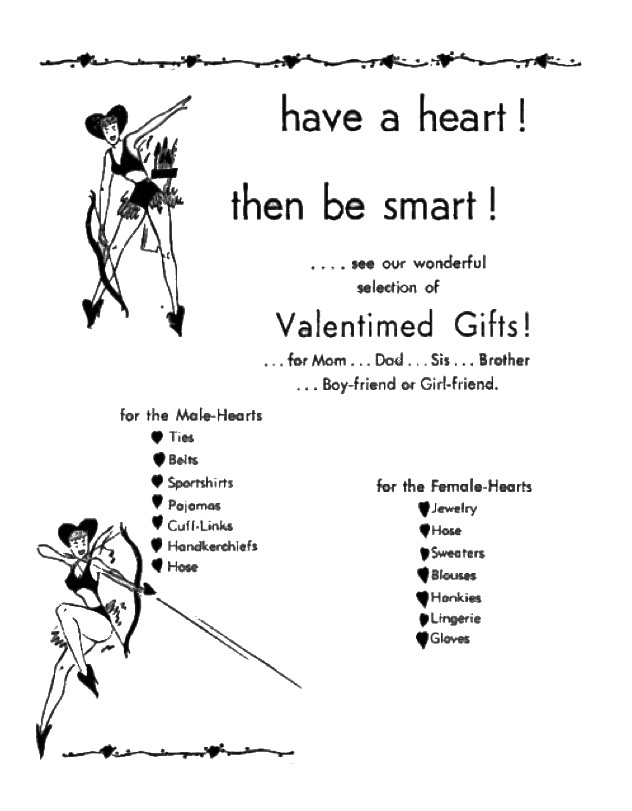 Valentines Day vintage ADVERTISEMENT