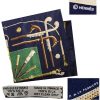 Vintage Hermes Silk Scarf, Walking Sticks, Cannes et Pommeaux, Françoise De La Perriere, Navy Blue & Green