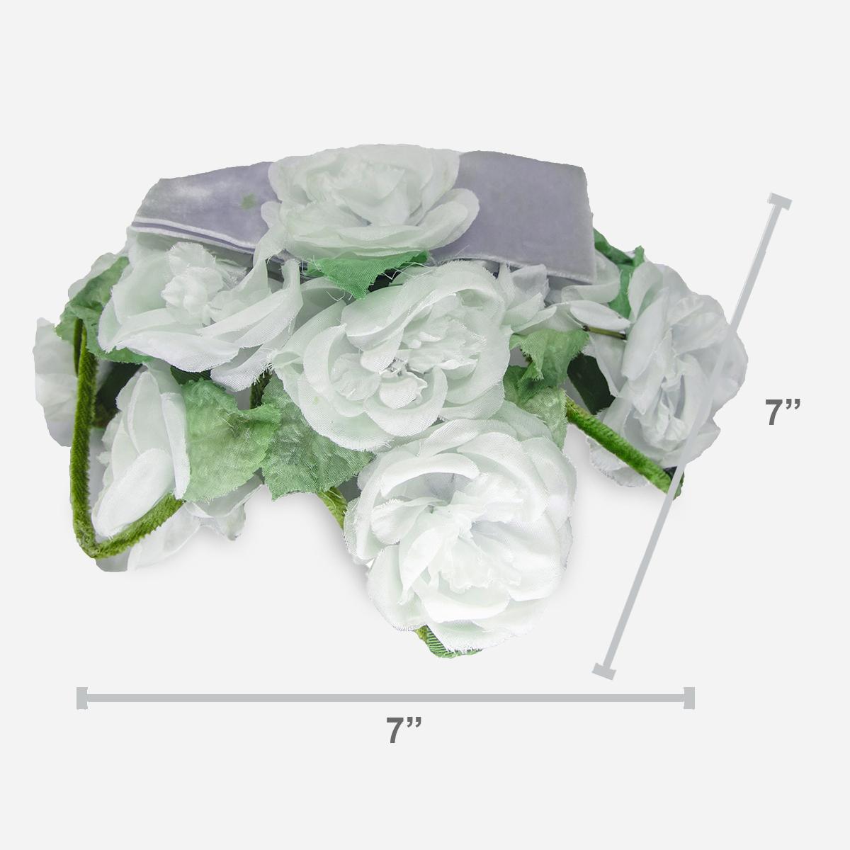 Silk roses half hat sizing