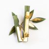 Jade Bamboo pin