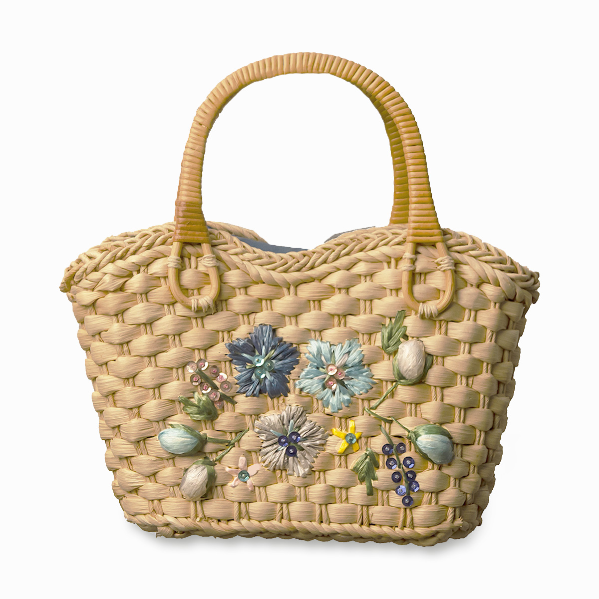daisy straw bag