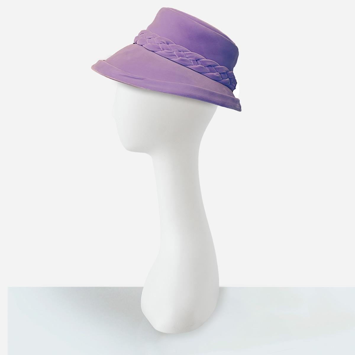 vintage purple hat