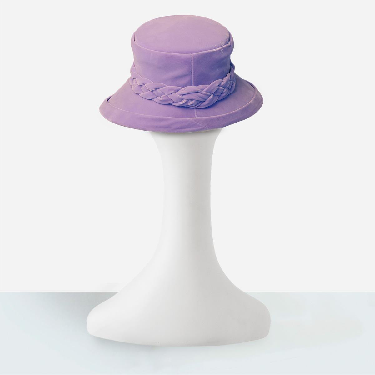 vintage velvet hat