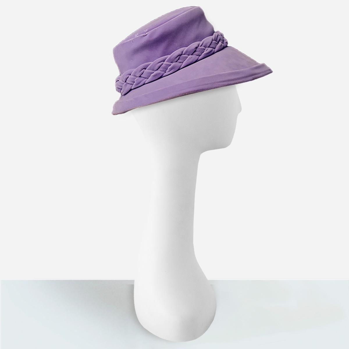 vintage lavender hat