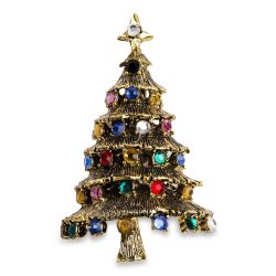 Hollycraft Christmas Tree Pin