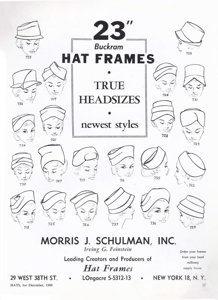 1960s Hat Styles