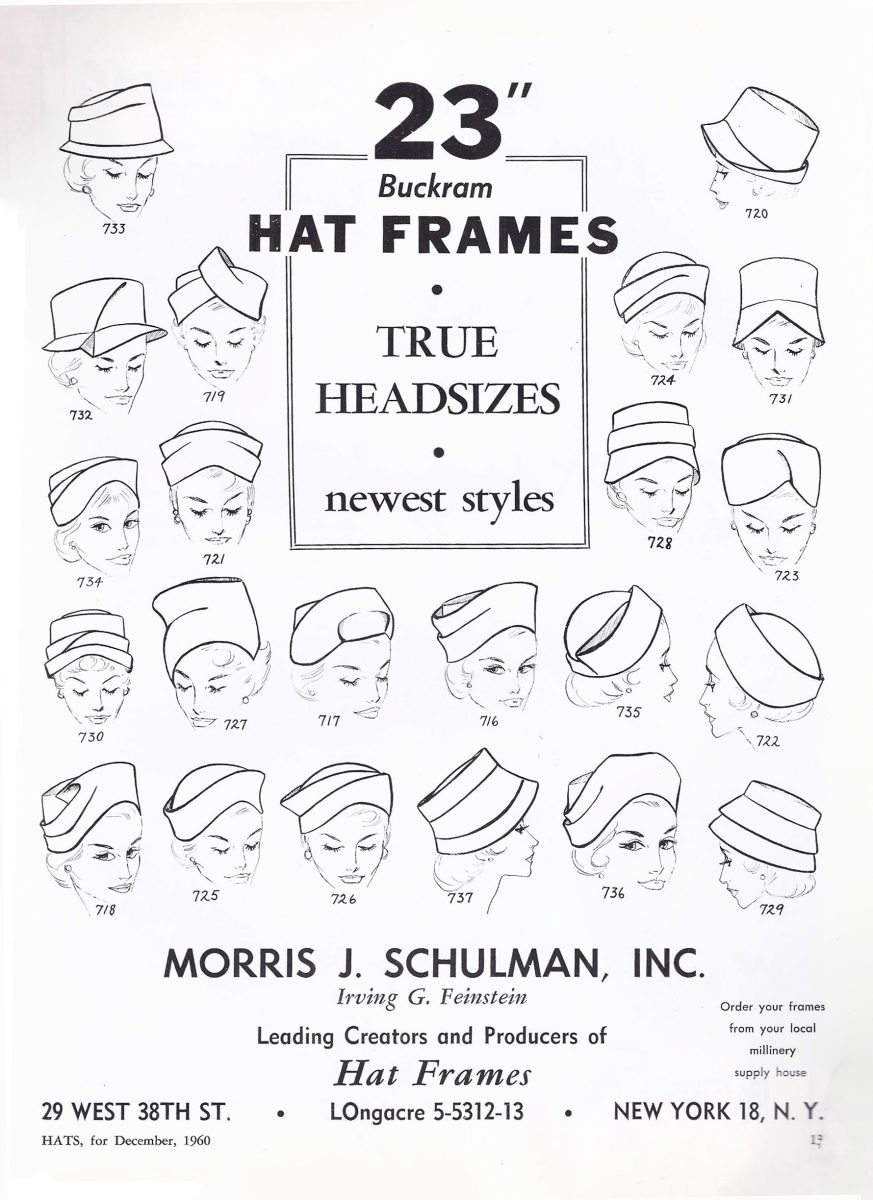 1960s Hat Styles