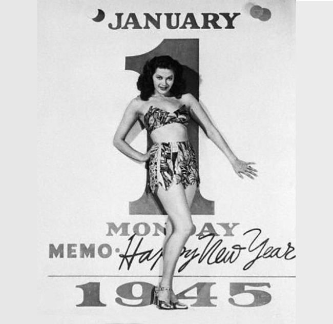 Here's to the new year Yvonne De Carlo