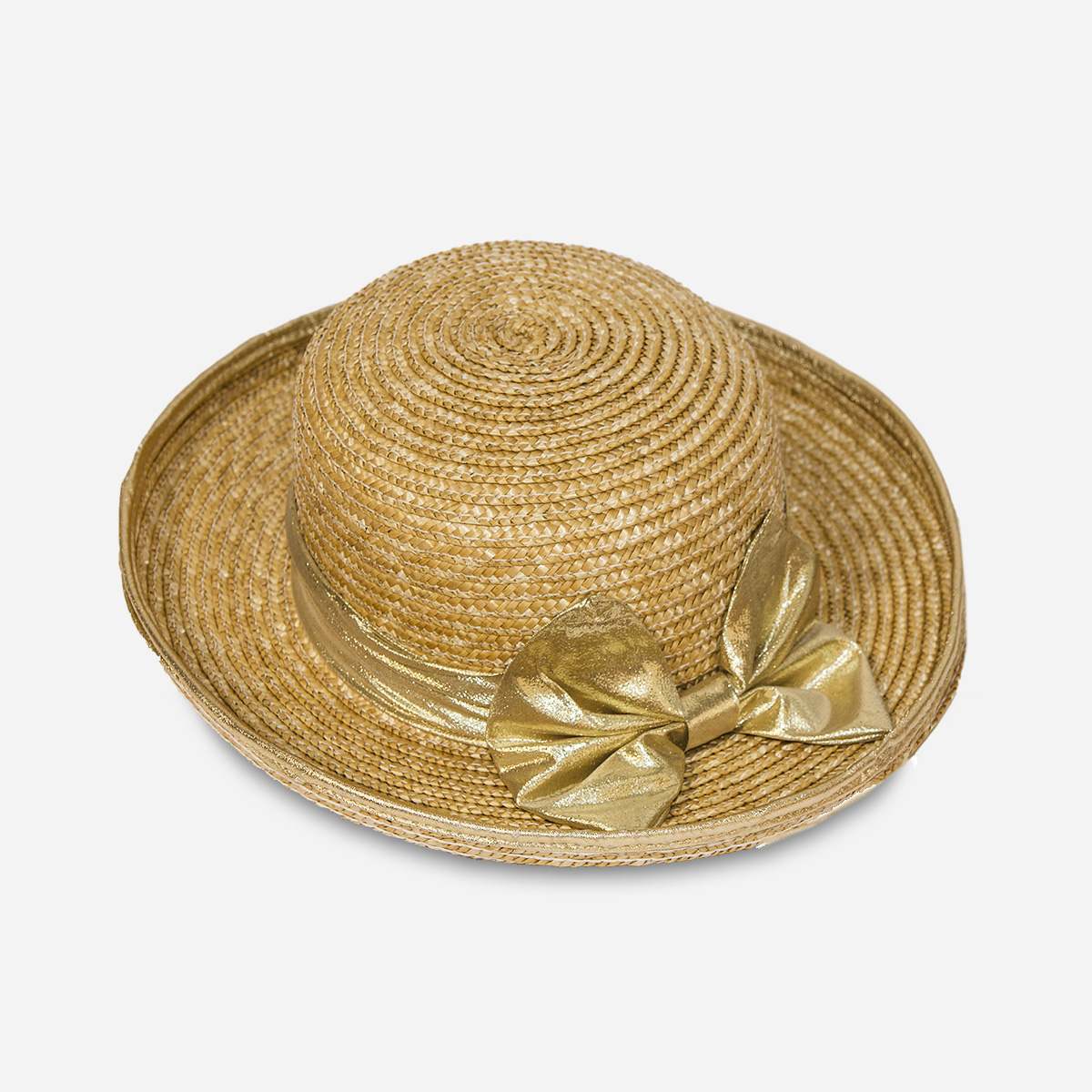 gold sun hat