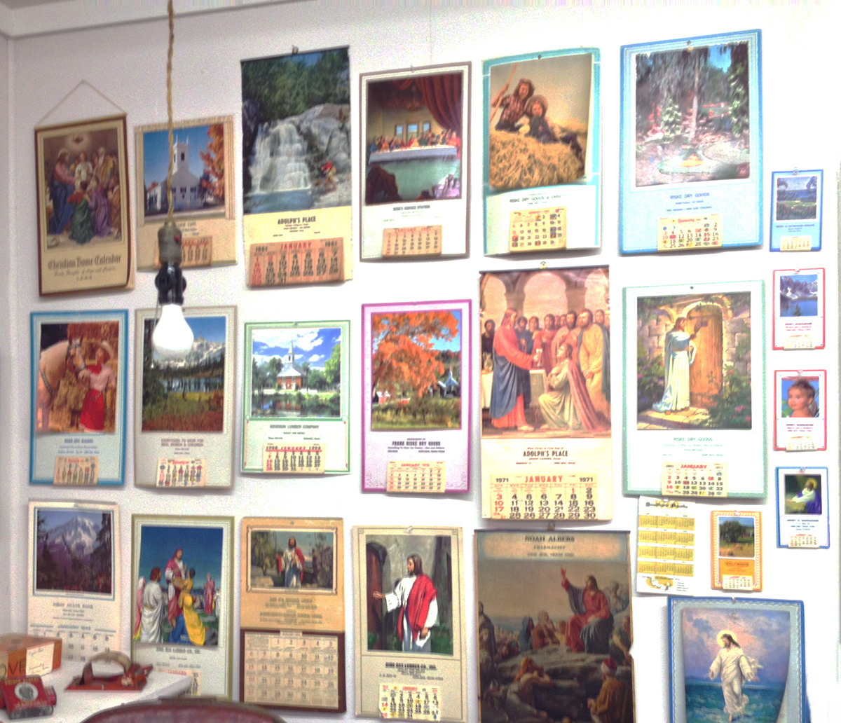 vintage business calendars