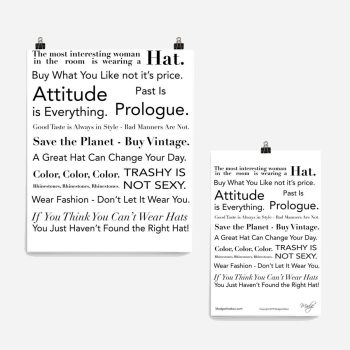 Fashion Manifesto Posters