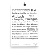 Fashion Manifesto Small Poster MadgesHatbox vintage poster