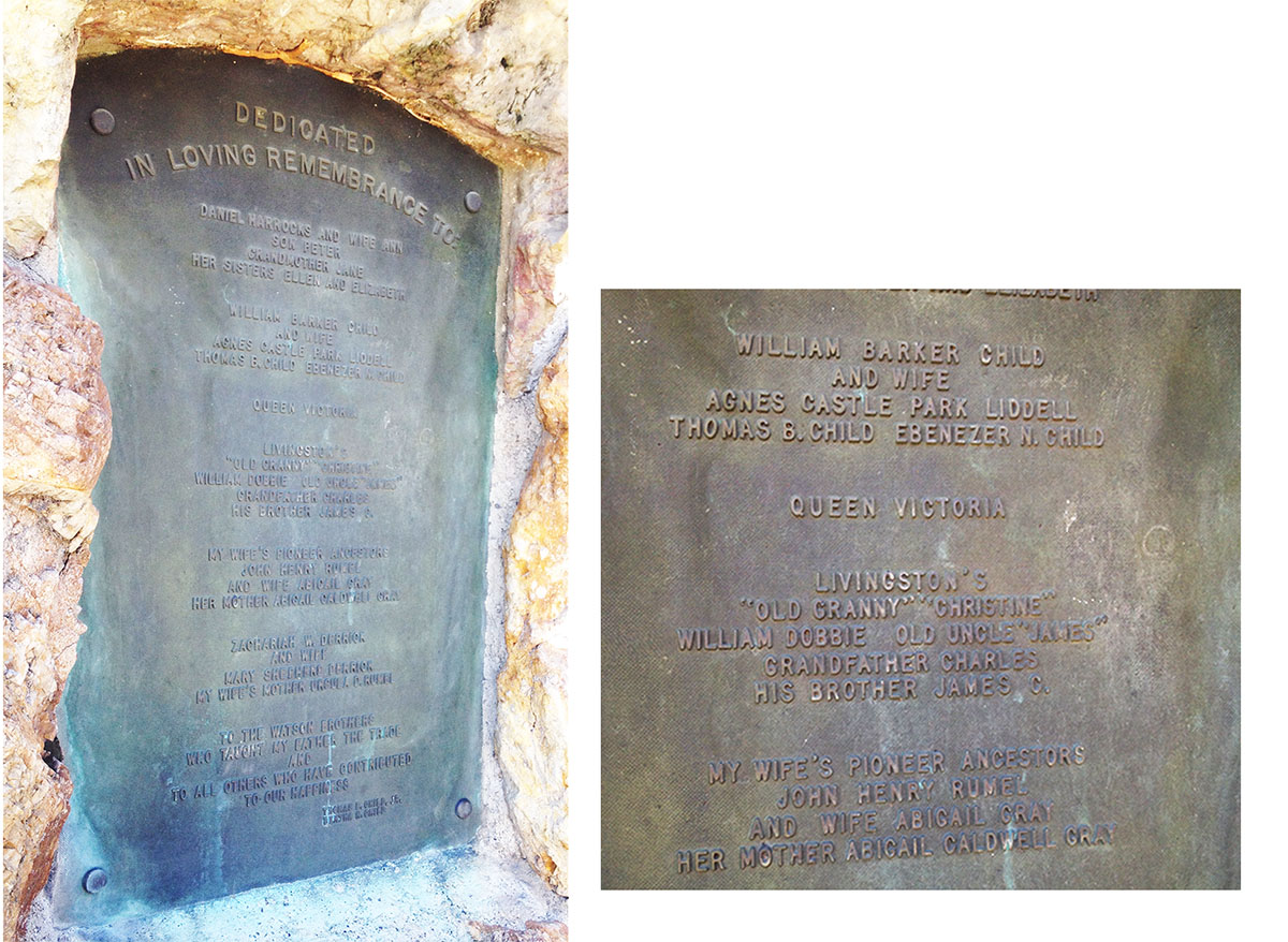 Queen Victoria tribute Gilgal Garden