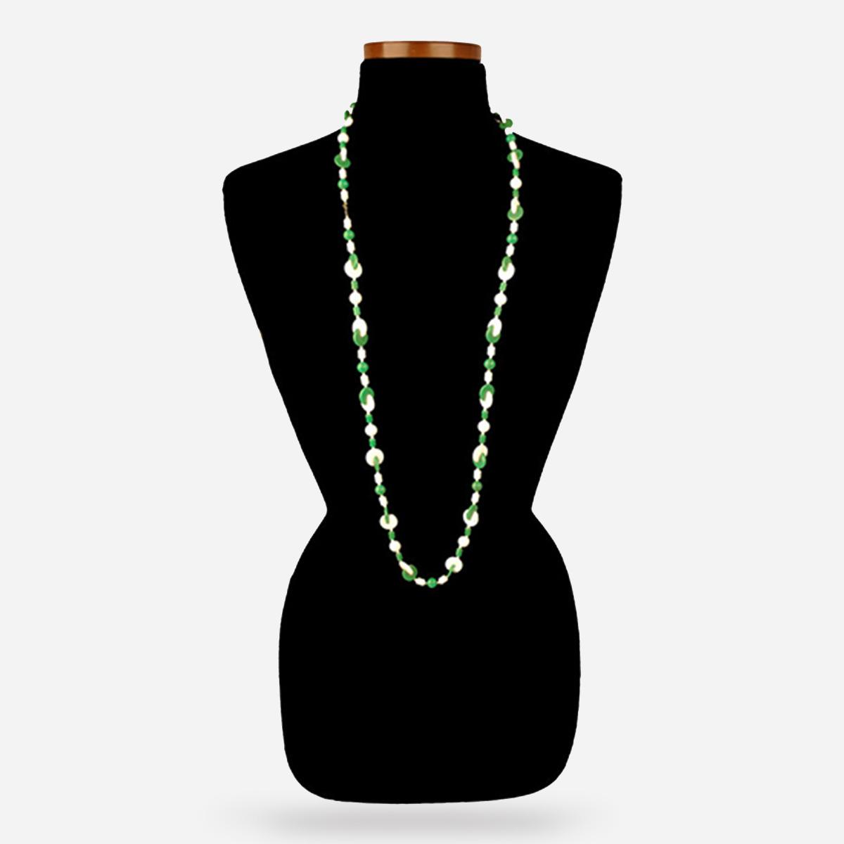 1960s mod bead necklace