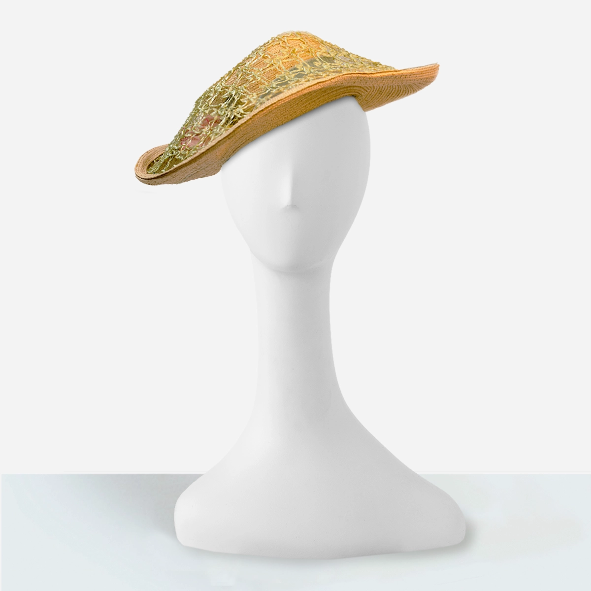 Archie Eason vintage Summer hat with flowers