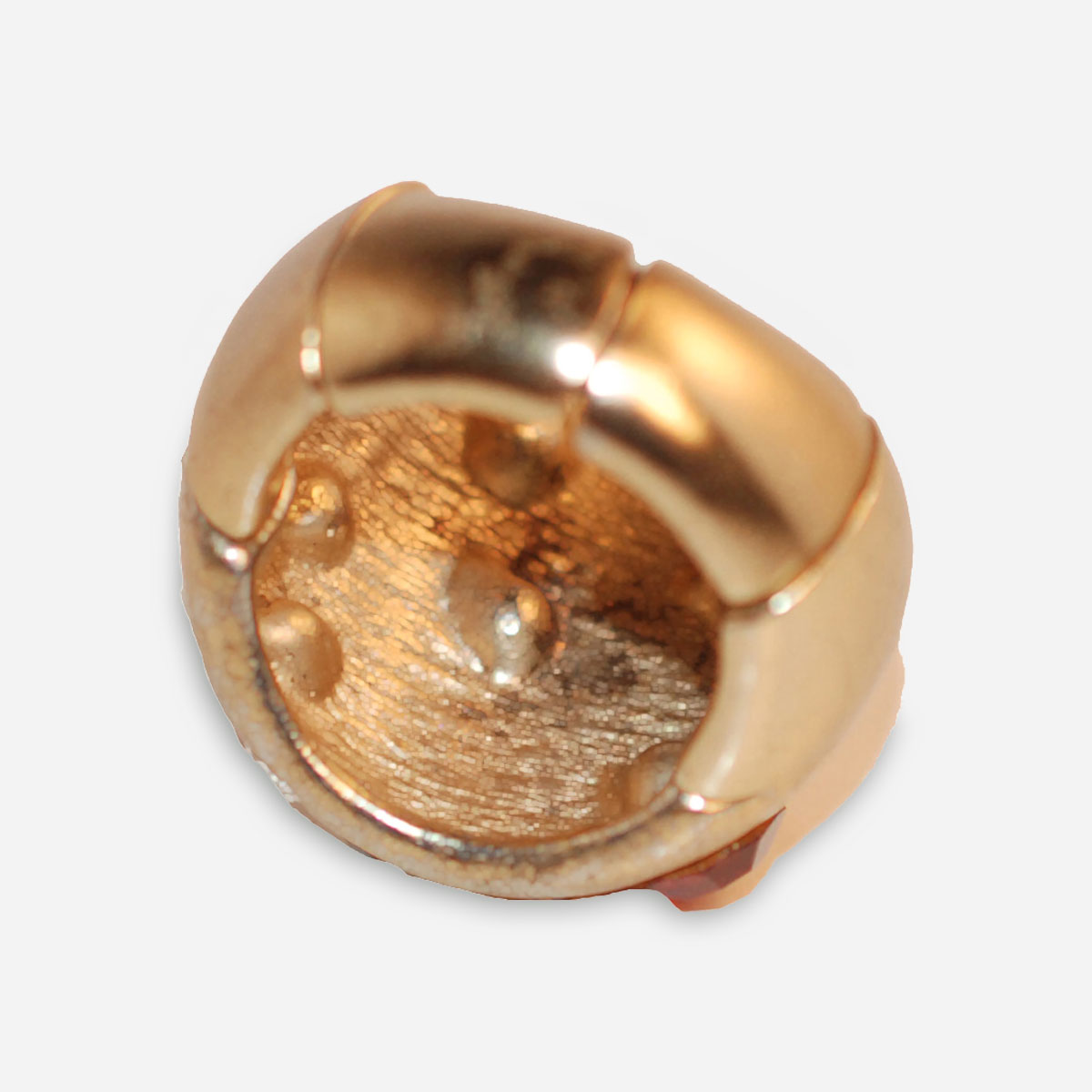 Gold adjustable ring