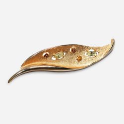 Leaf Brooch, emmons jewelry