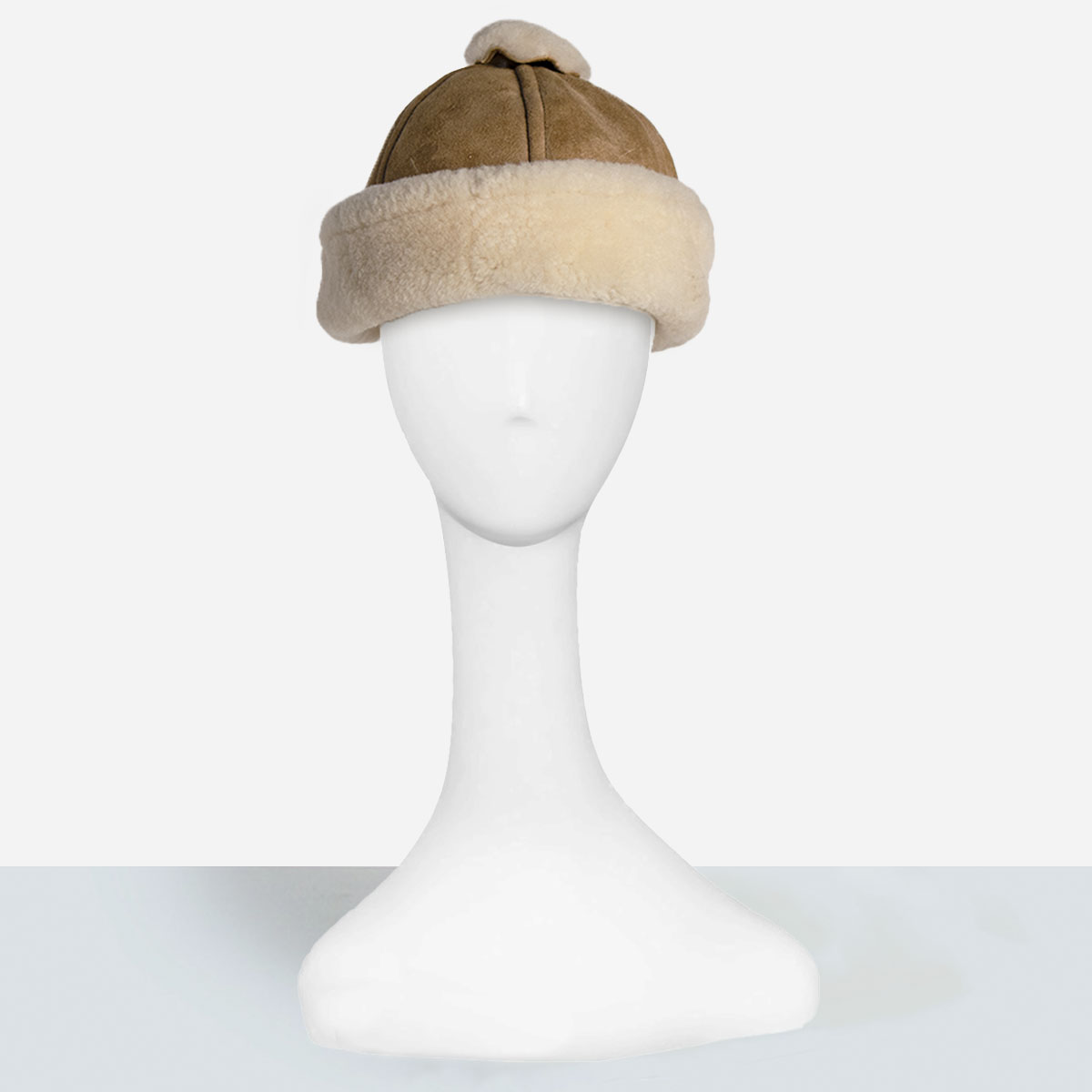 Vintage shearling hat
